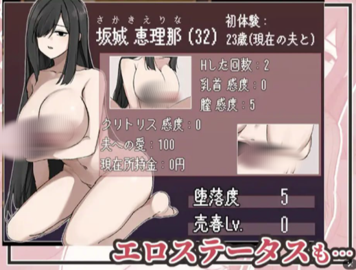 【RPG/NTR/小马拉大车/换装】地味顔巨乳人妻～借金返済NTR譚～ PC-春日ACG