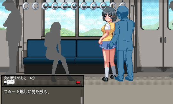 图片[3]-【互动SLG/像素/动态/触摸/AI汉化】痴漢の抜きズリ 安卓joi+PC-春日ACG