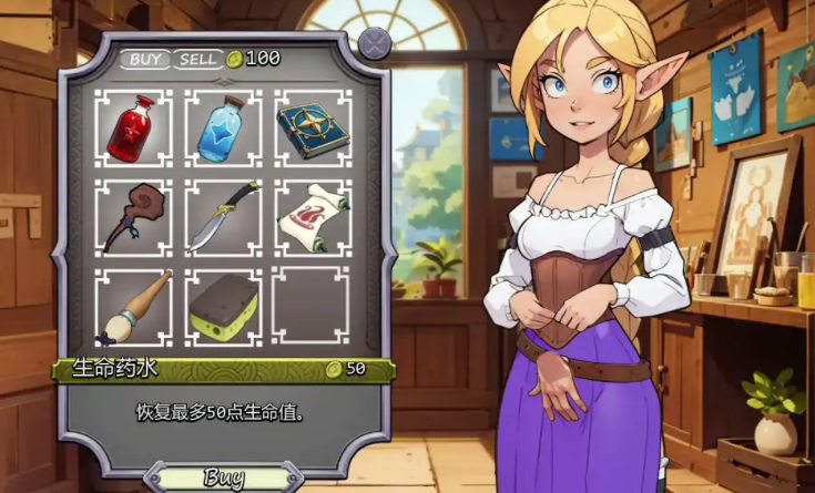 图片[3]-【互动SLG/动态/触摸/汉化】NPC故事：店主0.43 AI汉化版 安卓+PC-春日ACG